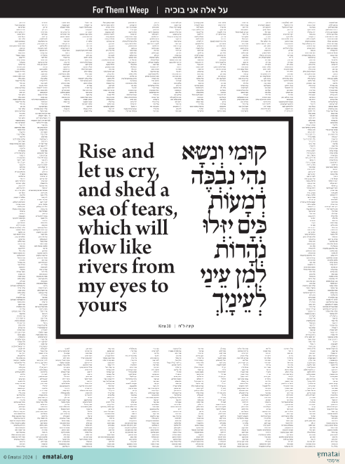 Read more about the article Memorial Poster for Tisha B’Av